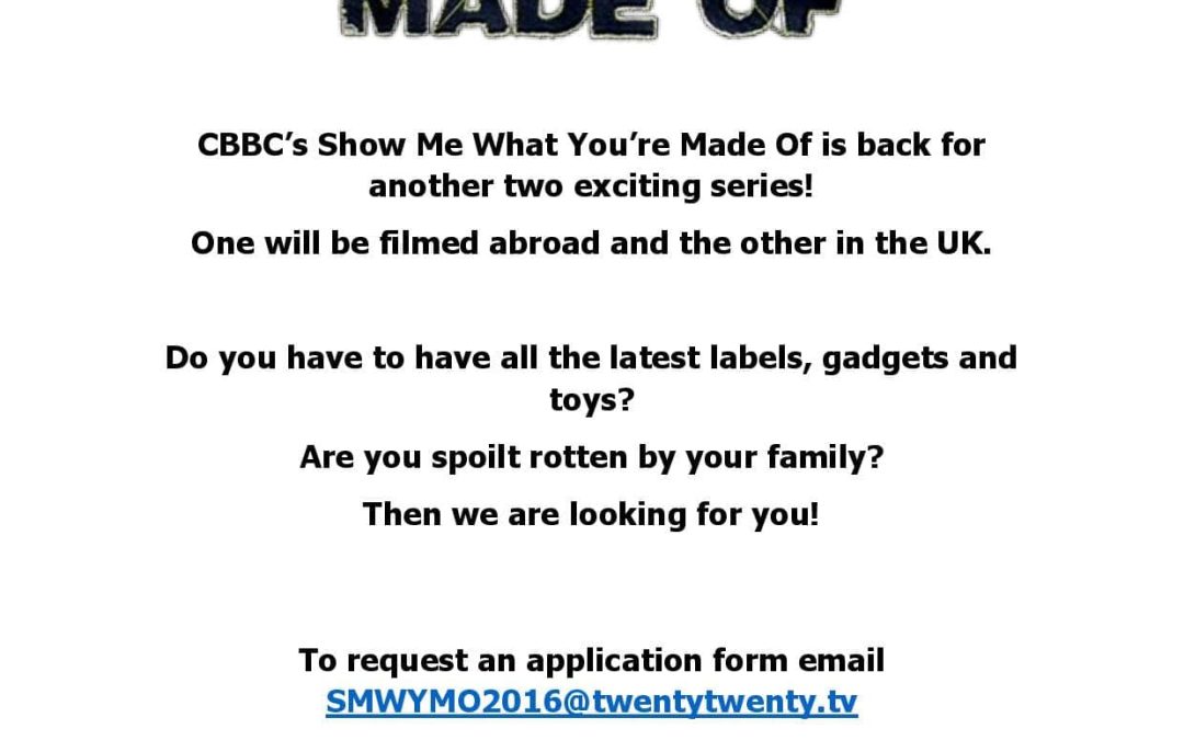 Show Me What You’re Made Of
