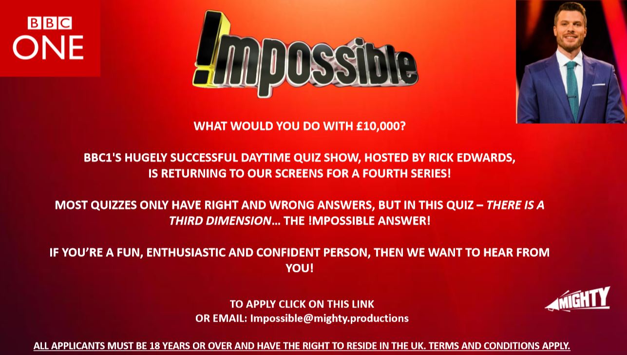 Impossible S4 Flyer Social Media
