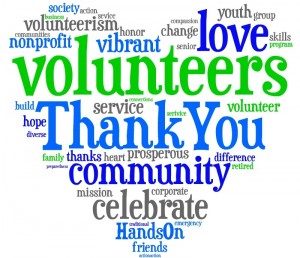 Volunteer thanks