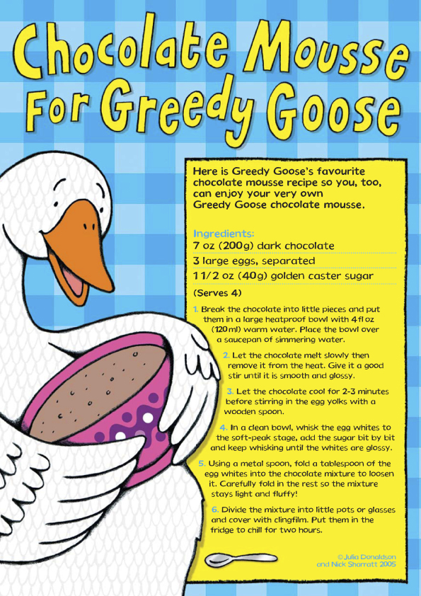 Choc moose for Greedy Goose