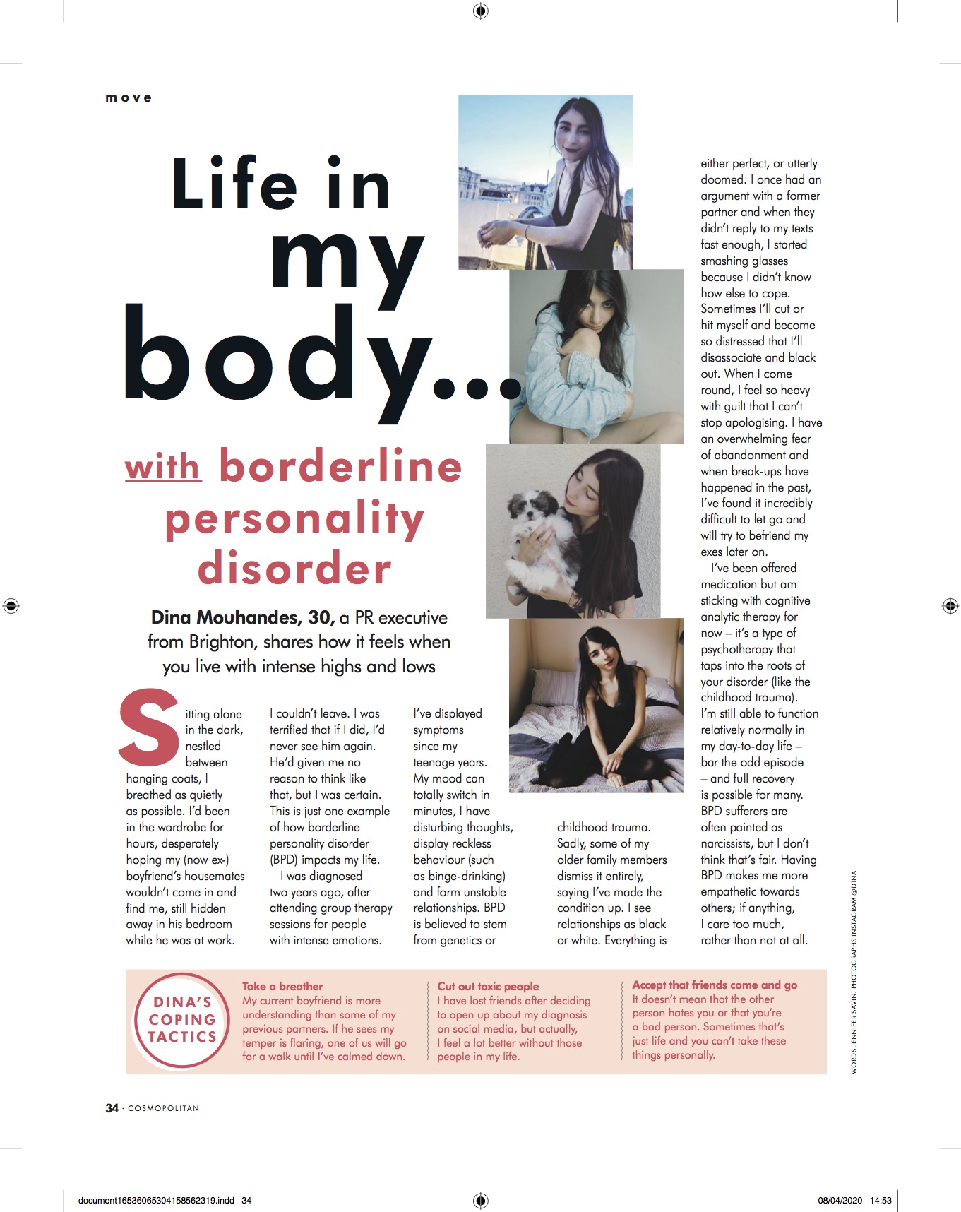 Move Life In My Body BPD