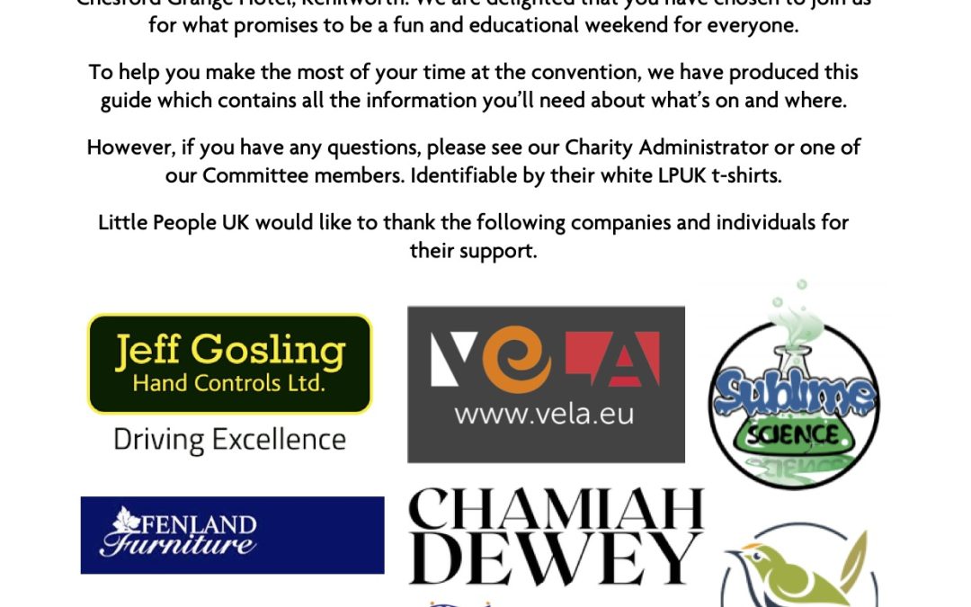 2022 LPUK EVENT – SCHEDULE