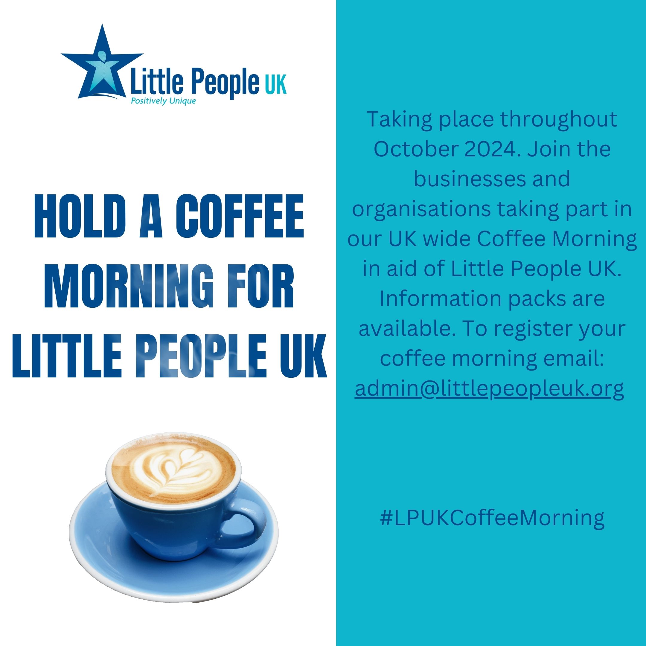 Hold a coffee morning for Little People UK