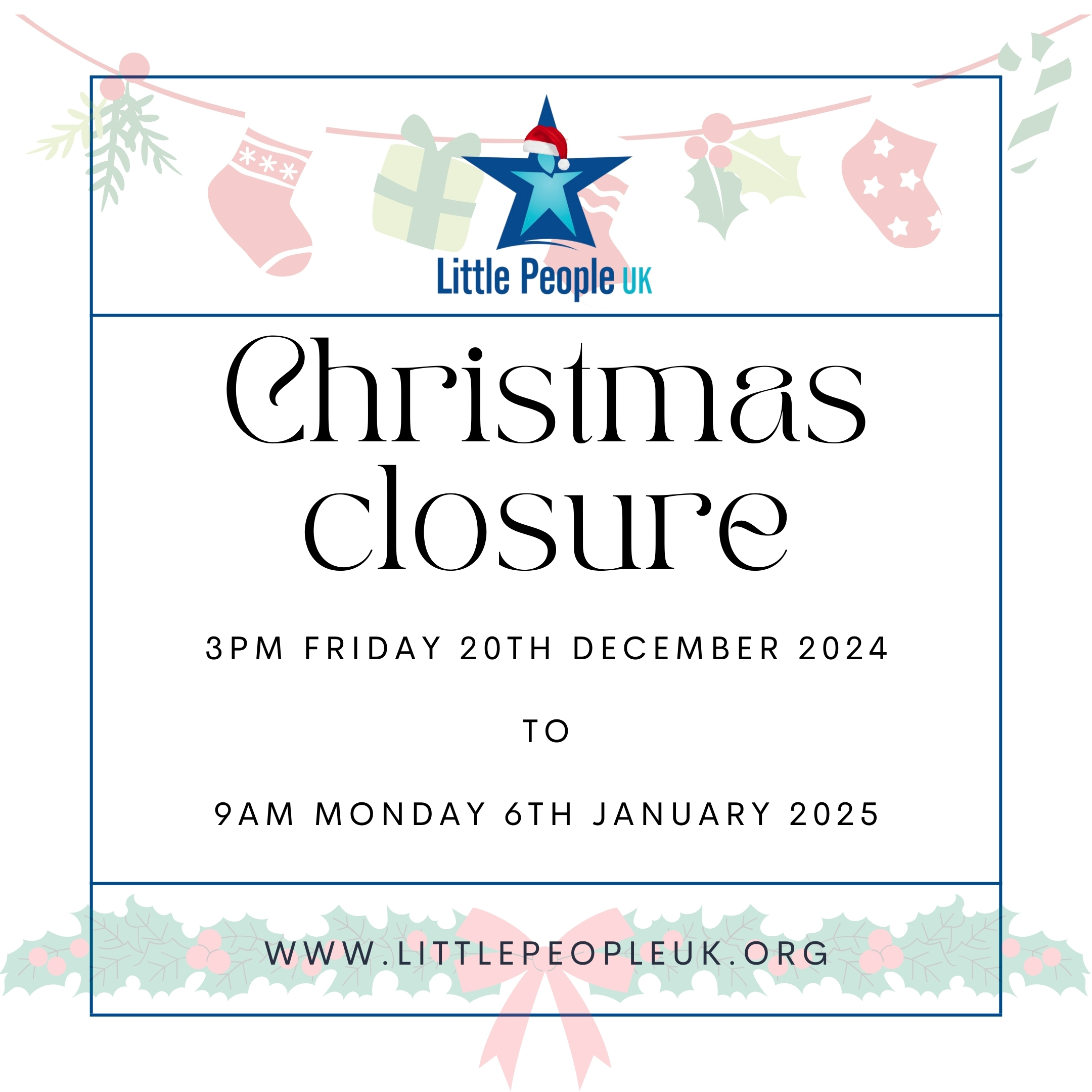 Office closure times