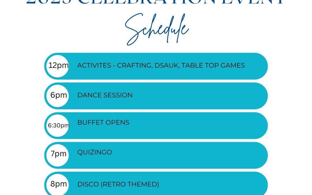 Celebration Event schedule